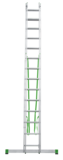 Two-section aluminium multipurpose ladder NV2220 sku 2220214