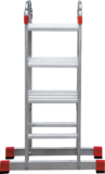 Профессиональная алюминиевая лестница-трансформер, ширина 400 мм NV3320