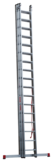 Профессиональная алюминиевая усиленная трёхсекционная лестница NV3231 артикул 3231317