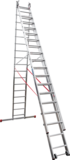 Three-section aluminum industrial multipurpose ladder NV5230 sku 5230317