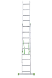 Лестница алюминиевая многофункциональная двухсекционная NV2220 артикул 2220209