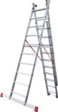 Three-section aluminum industrial multipurpose ladder NV5230