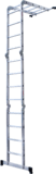 Лестница-трансформер алюминиевая, ширина 400 мм NV2322 артикул 2322404