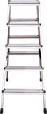 Aluminum double-sided stepladder with 350×260 mm platform NV2120