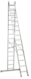 Two-section aluminium multipurpose ladder NV2220 sku 2220215