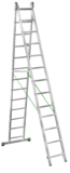 Two-section aluminium multipurpose ladder NV2220 sku 2220213