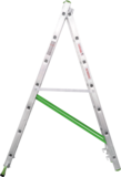 Two-section aluminium multipurpose ladder NV2220 sku 2220207