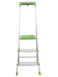Aluminum stepladder with 130 mm steps and tool tray NV2118 sku 2118103