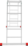 Multipurpose aluminum professional hinged rung ladder 500 mm width NV3321 sku 3321245
