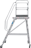Industrial mobile scaffold ladder with platform NV5510