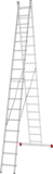 Two-section aluminium multipurpose ladder NV2220 sku 2220217