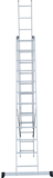 Three-section aluminum multipurpose ladder NV1230 sku 1230312
