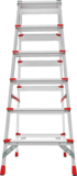 Anodised double-sided professional stepladder NV3127A sku 3127206A