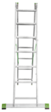 Two-section aluminium multipurpose ladder NV2220 sku 2220207