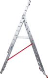 Индустриальная алюминиевая трехсекционная лестница NV5230 артикул 5230312