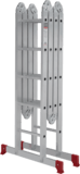 Vierteilige mehrfunktionale transformierbare Aluminiumleiter NV 2320 sku 2320245