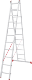 Two-section aluminium multipurpose ladder NV2220 sku 2220211