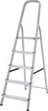 Steel stepladder with aluminum steps NV1130