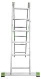 Two-section aluminium multipurpose ladder NV2220 sku 2220206