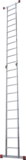 Профессиональная алюминиевая двухсекционная шарнирная лестница NV3310 артикул 3310210