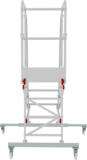Industrial mobile scaffold ladder with platform NV5510 sku 5510104