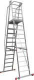 Лестница передвижная складная с площадкой NV 8000073