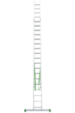 Two-section aluminium multipurpose ladder NV2220 sku 2220218