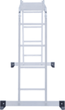 Multipurpose aluminum hinged rung ladder 340 mm width NV1320 sku 1320234