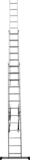 Three-section aluminum multipurpose ladder NV1230 sku 1230313