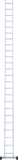 Single-section aluminium leaning ladder NV1210 sku 1210124