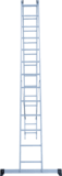 Лестница алюминиевая двухсекционная NV1220 артикул 1220213