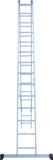 Лестница алюминиевая двухсекционная NV1220 артикул 1220214
