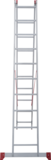 Two-section aluminium multipurpose ladder NV2220