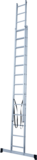 Two-section aluminum multipurpose ladder NV1220 sku 1220213