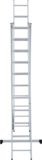 Three-section aluminum multipurpose ladder NV1230 sku 1230311