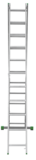 Two-section aluminium multipurpose ladder NV2220 sku 2220211