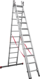 Three-section aluminum professional multipurpose ladder NV3230 sku 3230311