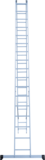 Two-section aluminum multipurpose ladder NV1220 sku 1220217
