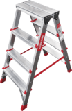 Aluminum double-sided professional stepladder NV3120 sku 3120204