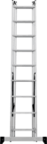 Three-section aluminum multipurpose ladder NV1230 sku 1230309