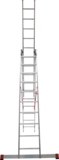 Three-section aluminum professional multipurpose ladder NV3230 sku 3230310