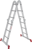 Multipurpose aluminum hinged rung ladder 340 mm width NV2320 sku 2320403