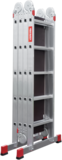 Профессиональная алюминиевая лестница-трансформер с помостом, ширина 400 мм NV3330 артикул 3330405