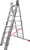 Three-section aluminum professional multipurpose ladder NV3230 sku 3230308