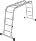 Aluminum multipurpose hinged ladder 400 mm width NV1322 sku 1322234