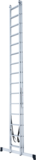 Two-section aluminum multipurpose ladder NV1220 sku 1220215