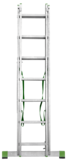 Two-section aluminium multipurpose ladder NV2220 sku 2220207