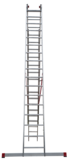 Профессиональная алюминиевая усиленная трёхсекционная лестница NV3231 артикул 3231317