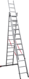 Three-section aluminum professional multipurpose ladder NV3230 sku 3230312
