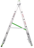 Two-section aluminium multipurpose ladder NV2220 sku 2220206